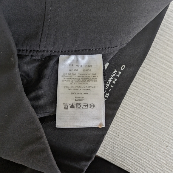 Columbia Omni-Shield Ankle Skinny Stretchy Pants Womens S/P Black Mid Rise - Picture 7 of 11